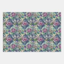 Seamless Floral Pattern Furniture Decoupage