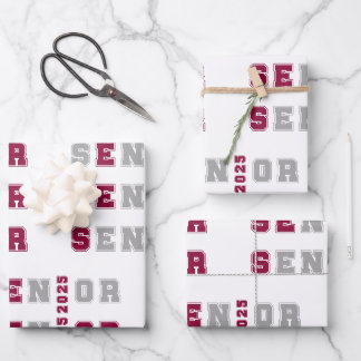 Feuille De Papier Cadeau Senior 2025