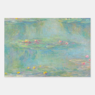 Feuille De Papier Cadeau Série Water Lilies par Claude Monet