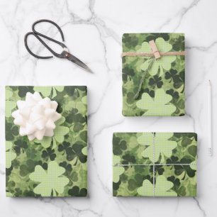 Feuille De Papier Cadeau Shamrock Meadow 3