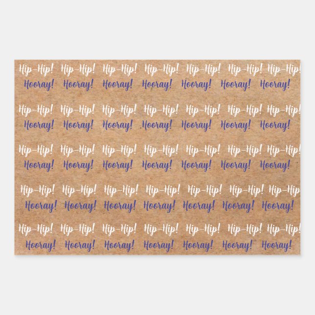 Feuille De Papier Cadeau SKZ Hip Hip Hooray Gift Wrap (Devant)