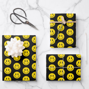 Feuille De Papier Cadeau Soyez heureux Grinning Face Drôle N'importe quelle