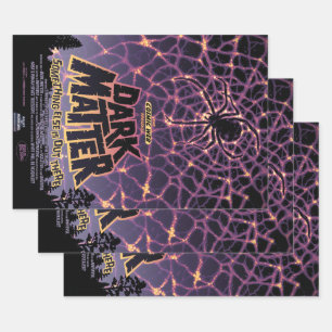 Feuille De Papier Cadeau Spider Cosmic Web, Galaxie d'Halloween des horreur