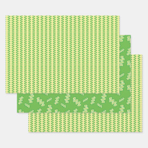 Feuille De Papier Cadeau Spiruline stupéfiante