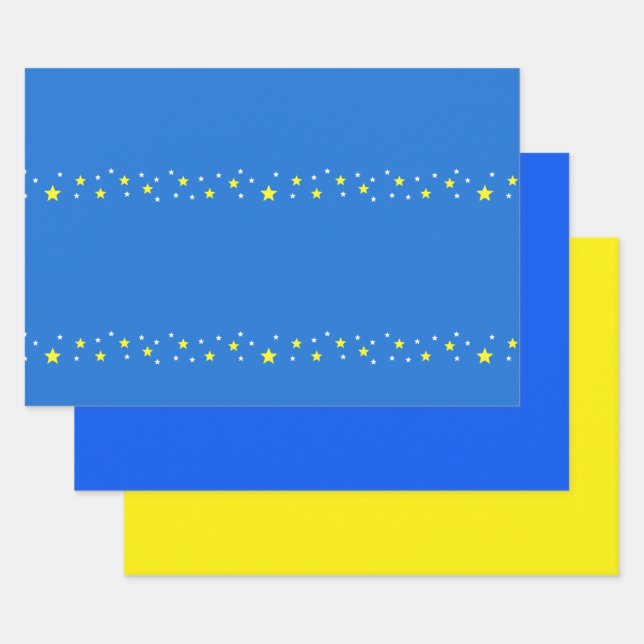 Feuille De Papier Cadeau Starry Wrapping Paper (Lot)