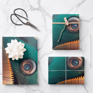 Feuille De Papier Cadeau Strange Whale