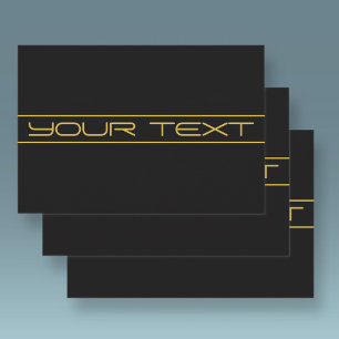 Feuille De Papier Cadeau Style moderne et modifiable Texte Or & Grilles