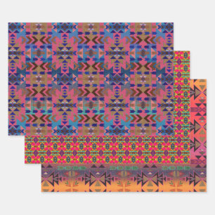 Feuille De Papier Cadeau Style Sud-Ouest Ciels couchés de soleil