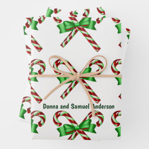 Feuille De Papier Cadeau Sucre de canne