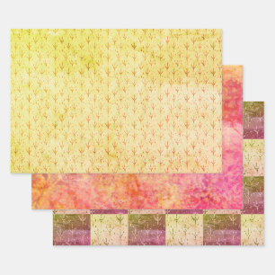 Feuille De Papier Cadeau Suivi des oiseaux d'automne