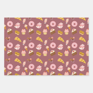 Feuille De Papier Cadeau Sweets Wrapping Paper