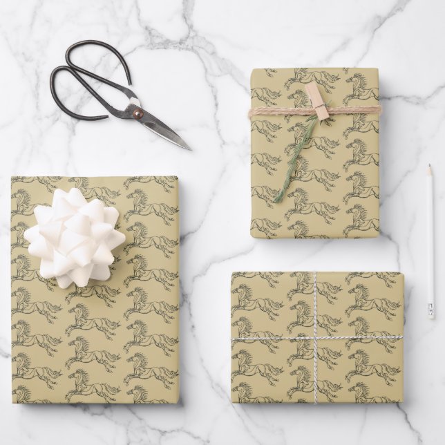 Feuille De Papier Cadeau Symbole de Rohan (Recto)