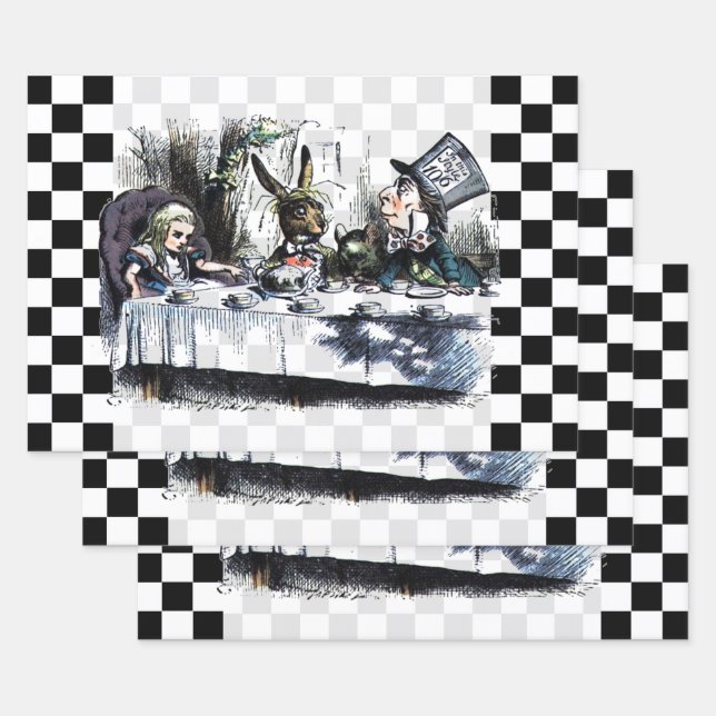 Feuille De Papier Cadeau Tea Party 2 (Lot)