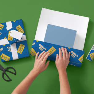 Feuille De Papier Cadeau Ted Lasso Motif de football