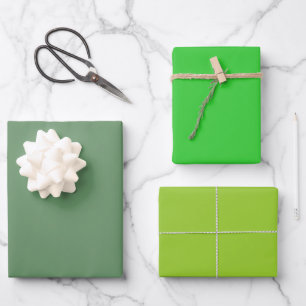 Feuille De Papier Cadeau Teintes Jaune Vert Clair Kremlin 3 Tons