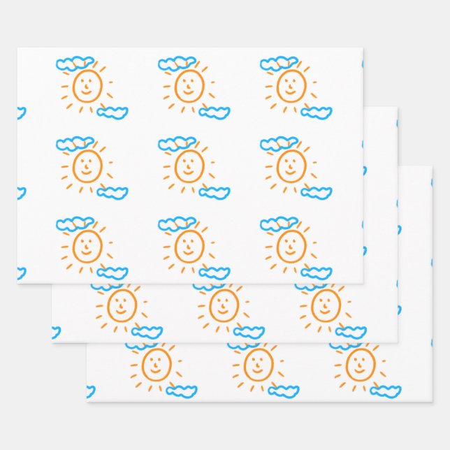 Feuille De Papier Cadeau Télécharger votre dessin d'art Transformer l'oeuvr (Lot)