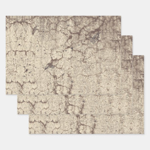 Feuille De Papier Cadeau Texture Grunge clair Beige Rustique Vintage Antiqu