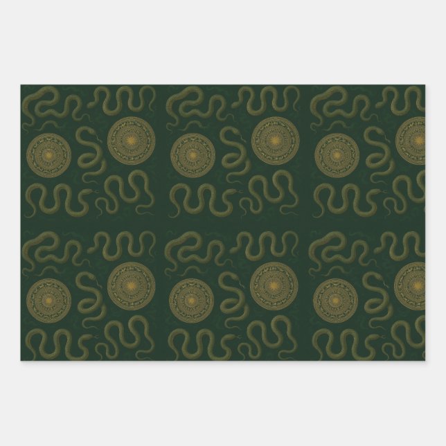 Feuille De Papier Cadeau The Đông Sơn Serpent (Devant)