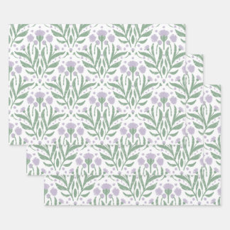 Feuille De Papier Cadeau Thistle mouse pad