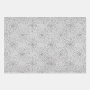 Feuille De Papier Cadeau Toiles d'araignées éffrayantes