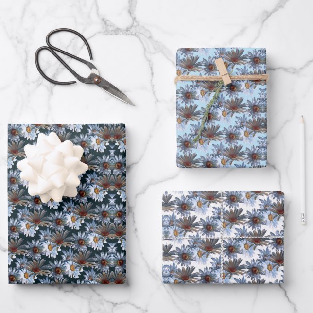 Feuille De Papier Cadeau Tonkinson Daisies Galore Tissue Gift Wrap Inpakpap (Recto)