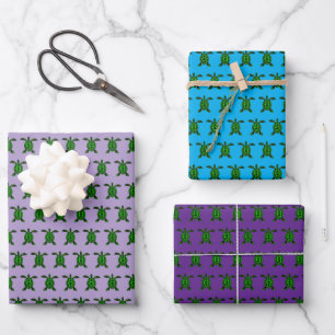 Feuille De Papier Cadeau Tortue