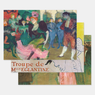 Feuille De Papier Cadeau Toulouse-Lautrec - Sélection de chefs-d'oeuvre