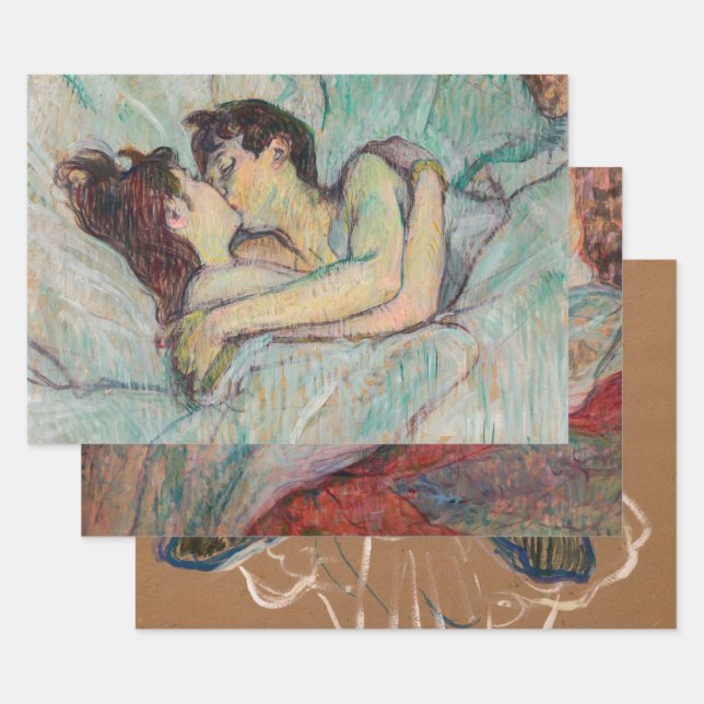 Feuille De Papier Cadeau Toulouse-Lautrec - Sélection de chefs-d'oeuvre (Lot)