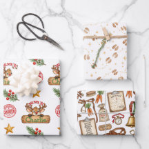 Trains de Renne Personnalisés de Noël