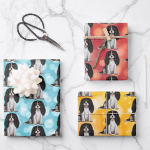 Feuille De Papier Cadeau Tri Cavalier King Charles Spaniel 