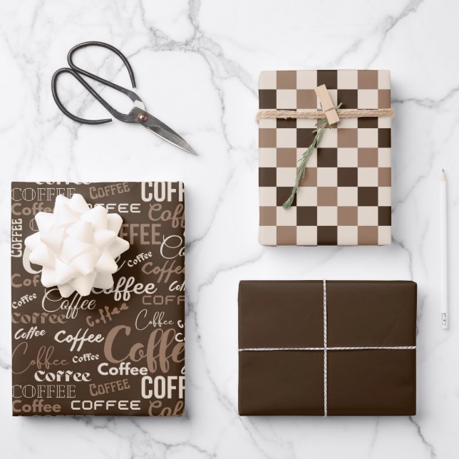 Feuille De Papier Cadeau Trio Bliss 3 (Recto)