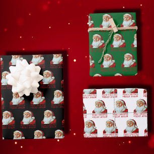 Feuille De Papier Cadeau Trump Père Noël   Rendre Noël à nouveau génial