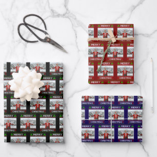 Feuille De Papier Cadeau Trump Santa Hat Trump Joyeux Noël Vilains Noël