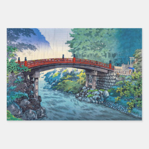 Feuille De Papier Cadeau Tsuchiya Koitsu - Pont sacré à Nikko
