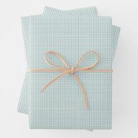 Turquoise en vichy mignon chèques classiques simpl