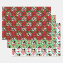  Typographie Happy Holidays Wreath
