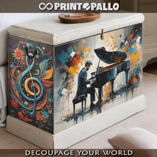 Feuille De Papier Cadeau Un monde musical pour sauver votre âme - Joueur de