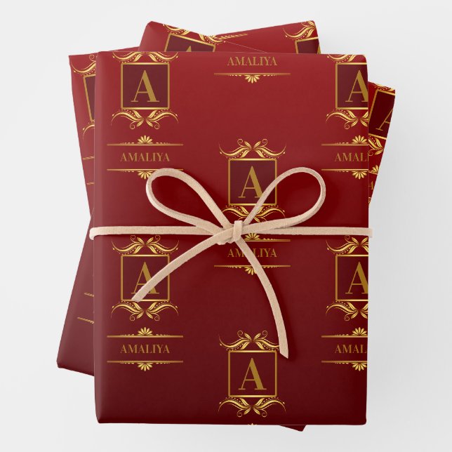 Feuille De Papier Cadeau Une coutume simple, personnalisée et unique (En situation)