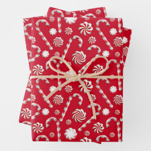 Feuille De Papier Cadeau Une série de poivre menthe Design 1  