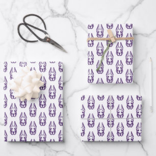 Feuille De Papier Cadeau Université d'Albany Chef de la mascotte Great Dane