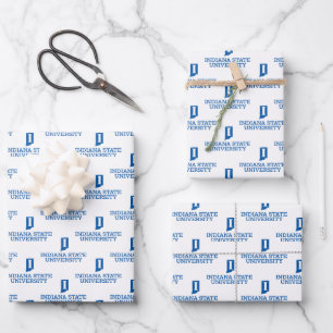 Feuille De Papier Cadeau Université d'État de l'Indiana