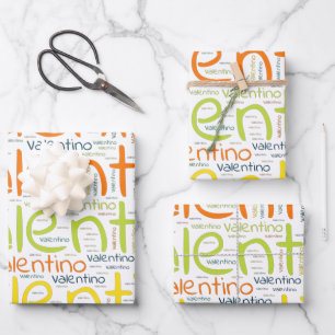 Feuille De Papier Cadeau Valentino