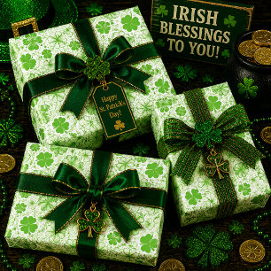 Feuille De Papier Cadeau Valse de Cloverlight