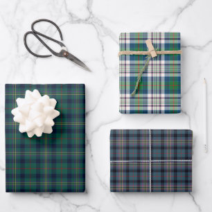 Feuille De Papier Cadeau Variations Clan Kennedy Tartan
