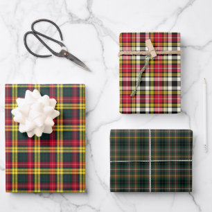 Feuille De Papier Cadeau Variations de tarte Clan Buchanan