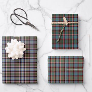 Feuille De Papier Cadeau Variations Tartan Stirling