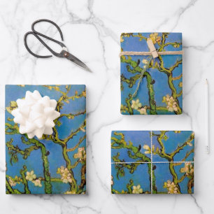 Feuille De Papier Cadeau Vincent van Gogh - Arbre aux amandes en fleurs