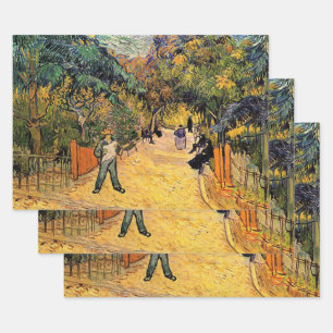 Feuille De Papier Cadeau Vincent van Gogh - Entrée du Parc Public, Arles
