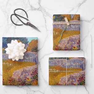 Feuille De Papier Cadeau Vincent van Gogh Ferme en Provence Poster