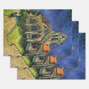 Feuille De Papier Cadeau Vincent van Gogh - L'église d'Auvers